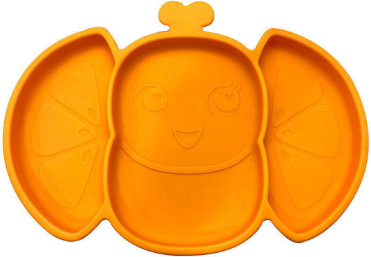 Frootimals Feeding Set made of Silicone with Non-Slip Base 2pcs