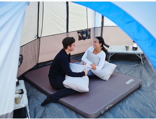 Coleman Selbstaufblasendes Doppeltes Camping Schlafmatte 200x128cm Dicke 7,5cm Graue