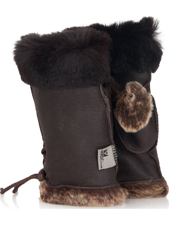 Braun Leder Handschuhe