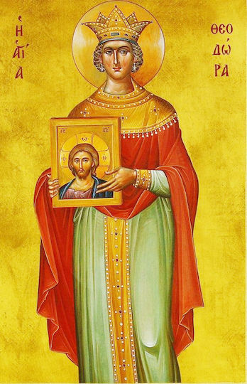 Steinheiliger Theodora-12x22cm Rechteckig-glänzend
