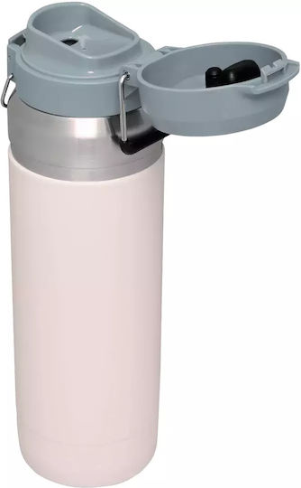 Stanley Go Quick Flip Bottle Thermos Stainless Steel BPA Free 1.06lt Rose Quartz