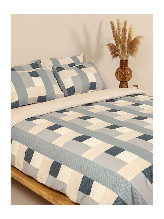 Sunshine Sheet Sets Double with Elastic 150x205+30cm. Cotton Feelings 2056 4pcs