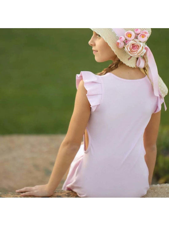 Kinderkleid Kurzärmelig Pink