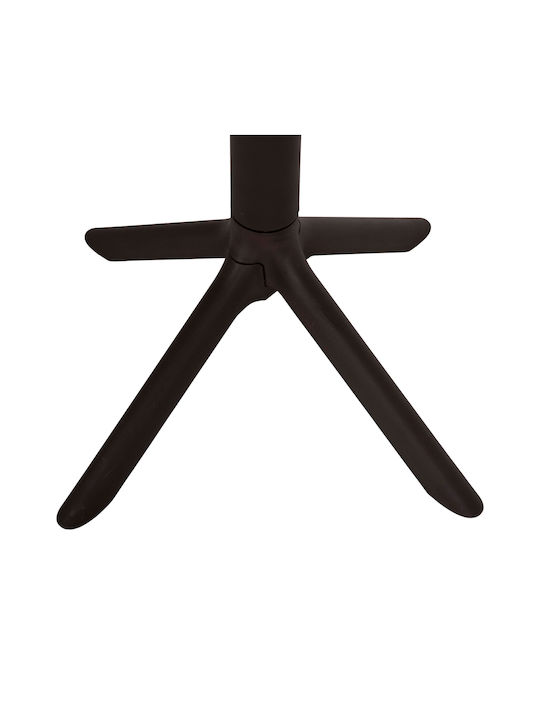 Tisch Zusammenklappbar Terrin Brown 60x60x75cm