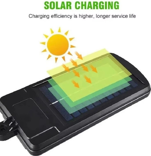 Jortan Set 3 Lămpi Solare Stradal cu Senzor de Mișcare și Telecomandă IP67 36bucx11bucx4buccm