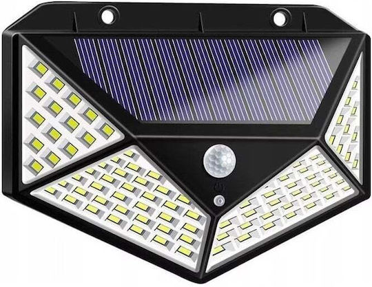 Jortan Montat pe perete Lampă Solară 1000lm Alb Rece 6000K cu Fotocelulă IP66 13cmx6cmx7cmcm