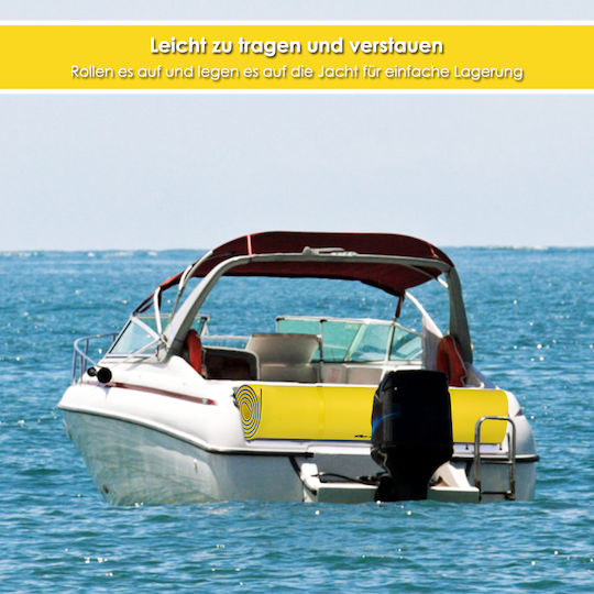 Costway Inflatable Pool Mattress Yellow 270x180cm
