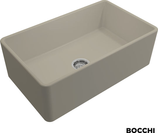 Bocchi Vessel Sink Porcelain W76xD46cm Brown