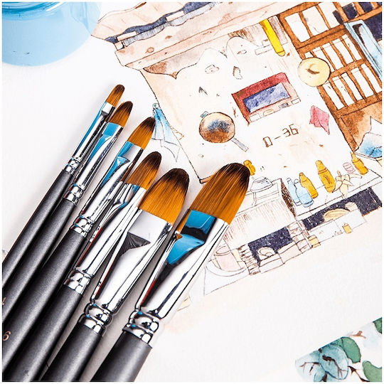 Deli Arte Nuevo Pinselset, 6-teilig, 73894