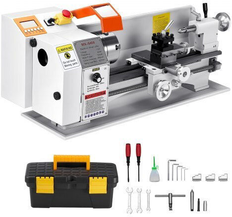 Vevor Μηχανουργικός Τόρνος QZDCLWCC8718VDYLAV2 με Ισχύ 1.25kW