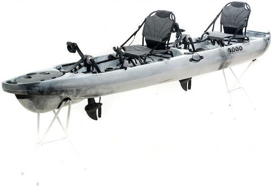 SCK SCK-C2-WH/BK Πλαστικό Kayak Ψαρέματος 2 Ατόμων Λευκό