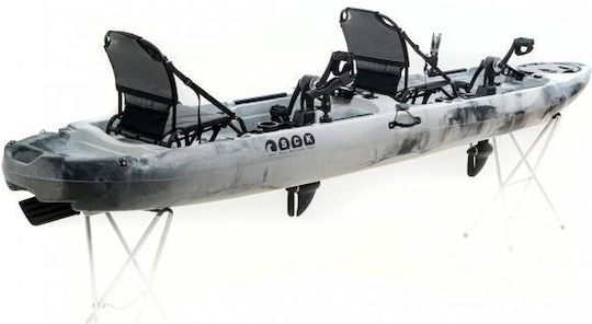SCK SCK-C2-WH/BK Πλαστικό Kayak Ψαρέματος 2 Ατόμων Λευκό