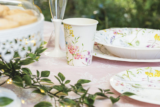 Givi Bohemian Garden Πιάτο για Party 8τμχ