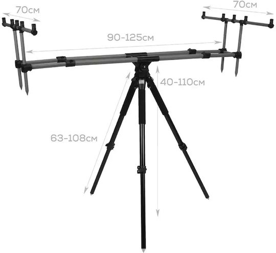 Golden Catch Rod Pod Super Strong 3/4