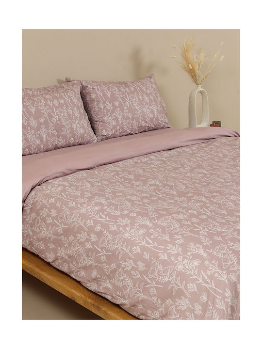 Sunshine Cotton Feelings 2050 Σετ Μαξιλαροθήκες με Φάσα 2050 Powder 50x70εκ.