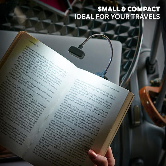 IF Really Compact LED Светлина за Книга с Щипка Зелен