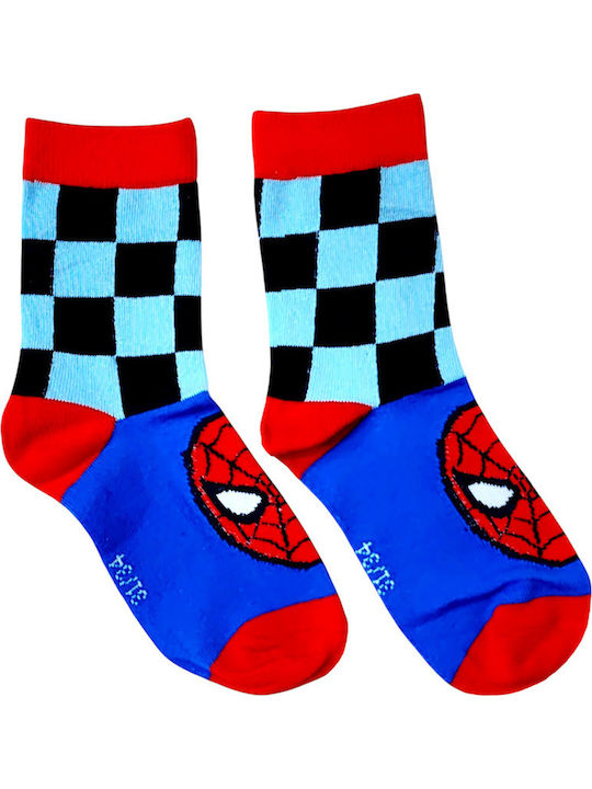 Disney Παιδικές Κάλτσες Spiderman Κόκκινες 3 Ζευγάρια