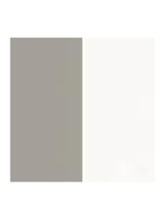 Floor Cabinet Glossy Grey/white 80x50x80cm