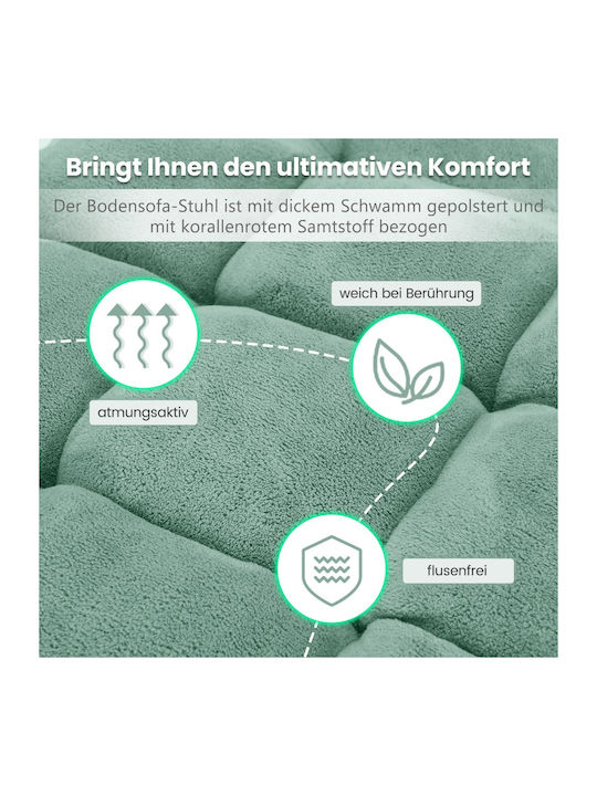 Vielseitiger Sitzsack Nackenrolle Grün 105x56x15cm