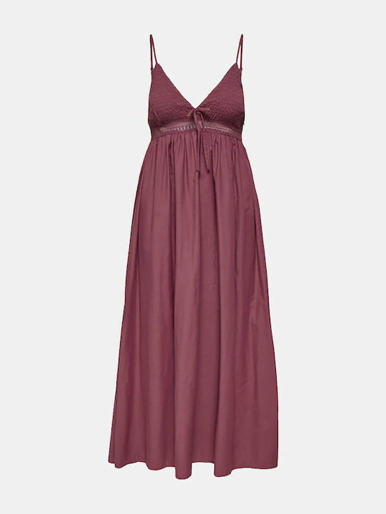 Briar Summer Midi Dress Earth Red