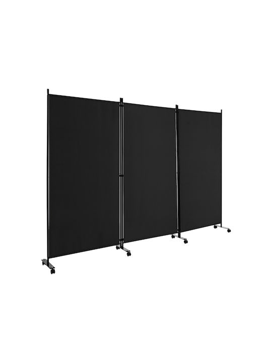 Costway Dekorativer Raumteiler Metall 262x180cm