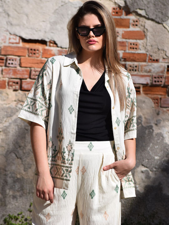 Women's Olive Set with Pants with Elastic