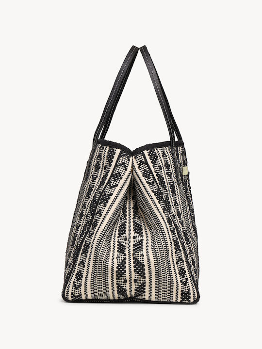 Gabie Leather Women's Tote Handbag Black
