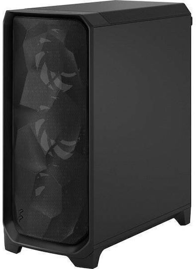 Fractal Design Meshify 3 TG Light Tint Gaming Midi Tower Κουτί Υπολογιστή με Πλαϊνό Παράθυρο Μαύρο