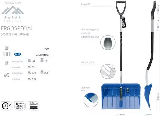 Ergospecial Snow Shovel