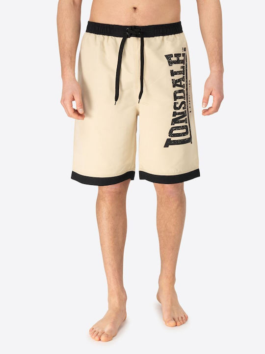 Clennell Men's Swimwear Shorts Sand/Black with Patterns