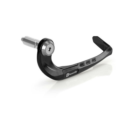 Paraxite Motorrad Bremshebel Protektor 14>19 5mm Aluminium Schwarz Silber Farbe Paraxite 1 Stück L.plg001sr