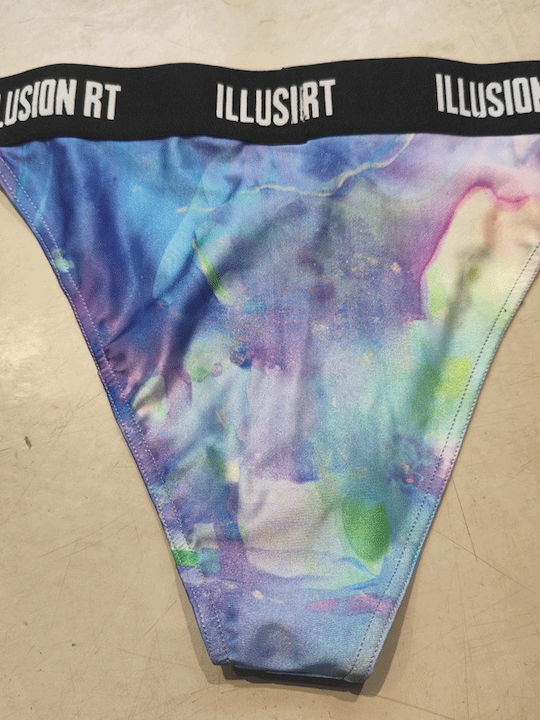 Bikini Slip with Ties Purple