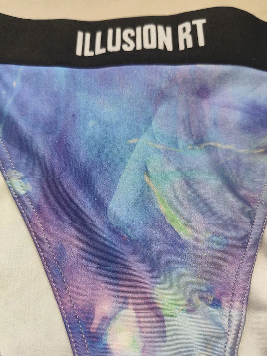 Bikini Slip with Ties Purple