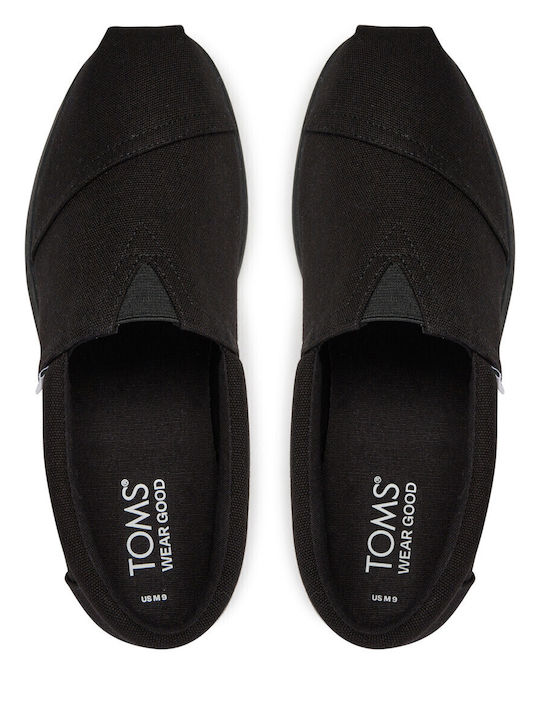 Alpagrata Men's Espadrilles in Black Color