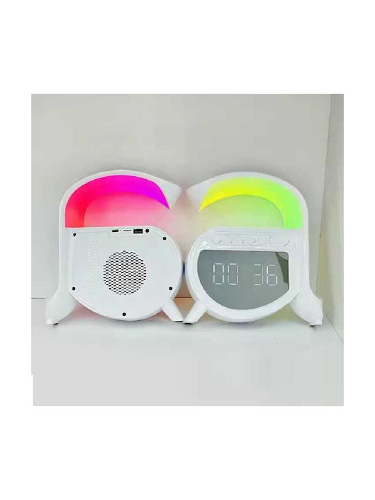 Andowl 5a Pro Bluetooth Speaker Wireless Charging Station 15W RGB LED Lamp 4 in 1