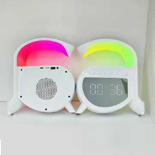 Bluetooth Speaker Wireless Charging Station 15w Rgb Led Lamp 4 In 1 Andowl 5a Pro