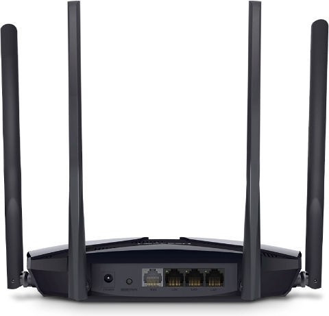 Mercusys MR80X v2.2 Wireless Router Wi‑Fi 6 with 3 Gigabit Ports
