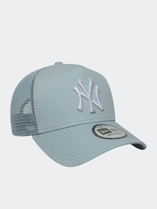 New Era New York Yankees Womens Mlb League Essential Pastel Blue 9forty A-frame Trucker Adjustable Cap Καπέλο Σιέλ New Era New York Yankees Womens Mlb League Essential Pastel Blue 9forty A-frame Trucker Adjustable Cap Καπέλο Σιέλ