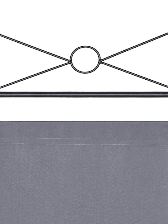 Paravan Casaria Antracit Dimensiuni 180x163cm Pliabil