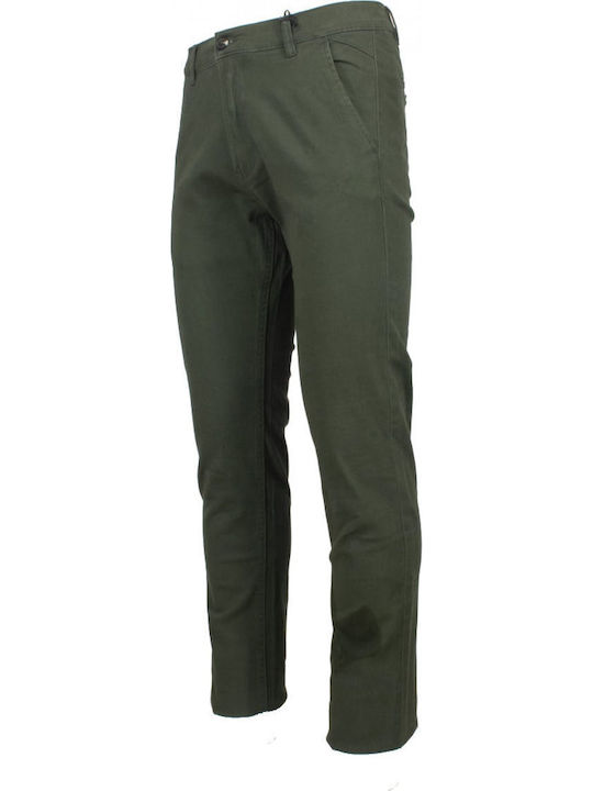 Παντελόνι Chino σε Κανονική Εφαρμογή Olive Green