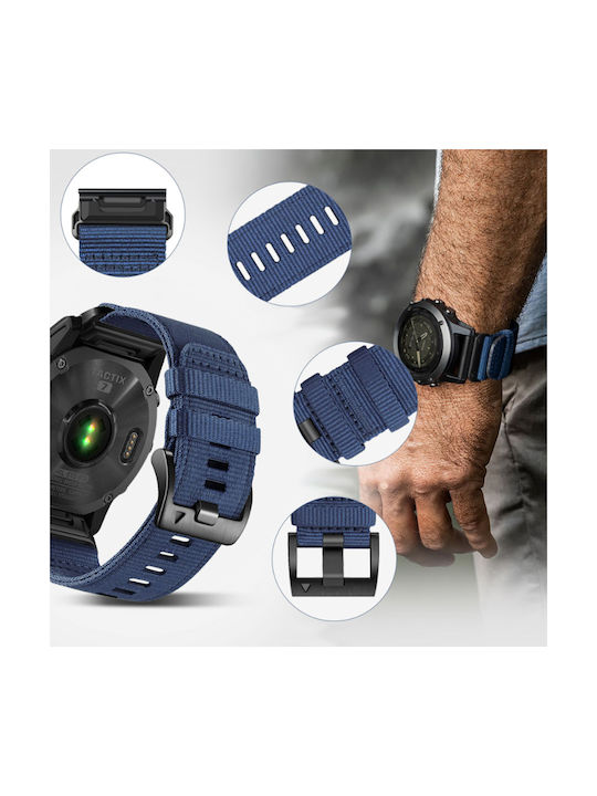 Techsuit Armband Rostfreier Stahl Schwarz (Garmin Fenix 3/3 HR/5X/5X Plus/6X/6X Pro/7X/7X Pro Solar)