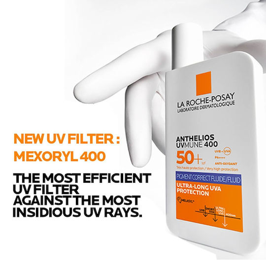 La Roche Posay Anthelios UVMUNE 400 Αδιάβροχο Αντηλιακό Προσώπου SPF50+ 50ml