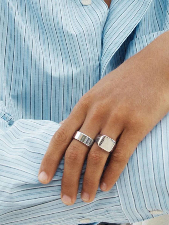 Edblad Herren Ring aus Stahl Vergoldet