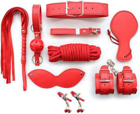 ToyBox BDSM Kit in Rot Farbe