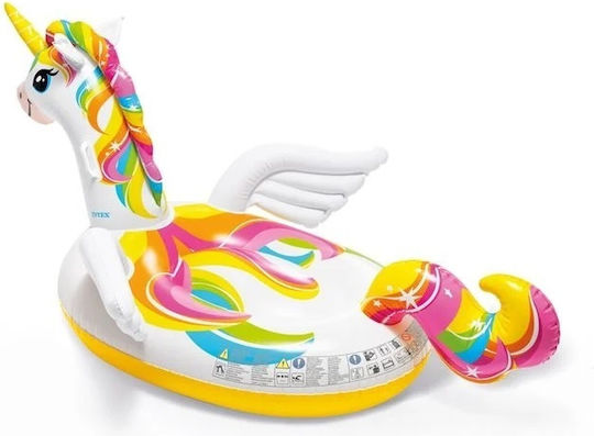 Unicorn Gonflabil Intex 2.26x1.73x0.97m Alb-Galben
