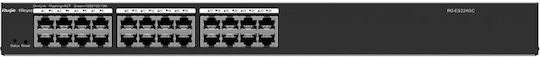 Ruijie RG-ES224GC v2 Managed L2 Switch με 24 Θύρες Gigabit (1Gbps) Ethernet