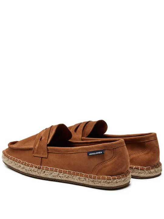 Suede Men's Espadrilles Rust