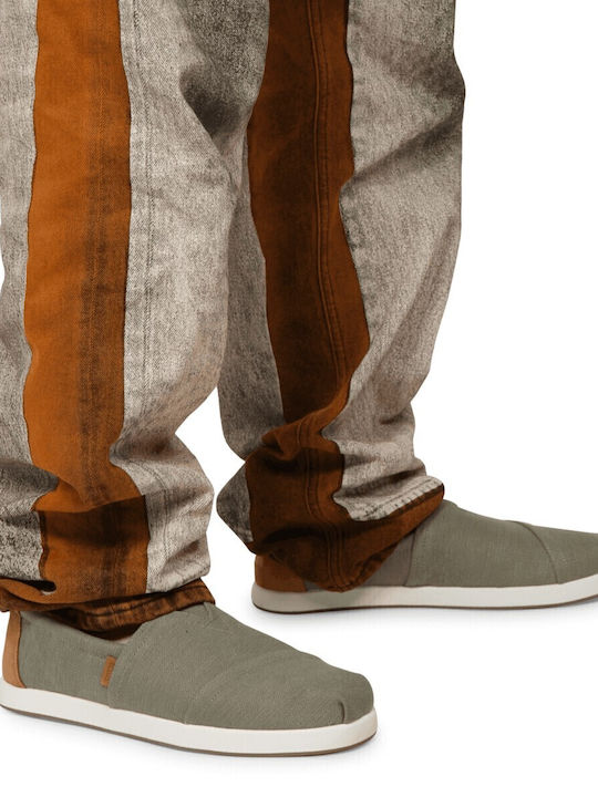 Alpargata Fabric Men's Espadrilles in Gray Color