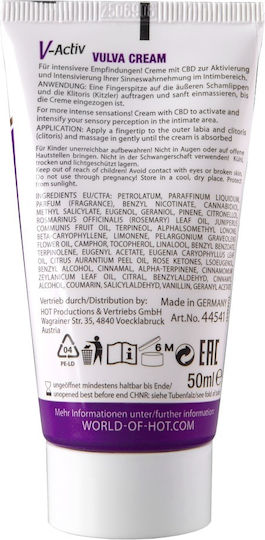 HOT V-activ Διεγερτική Κρέμα 50ml