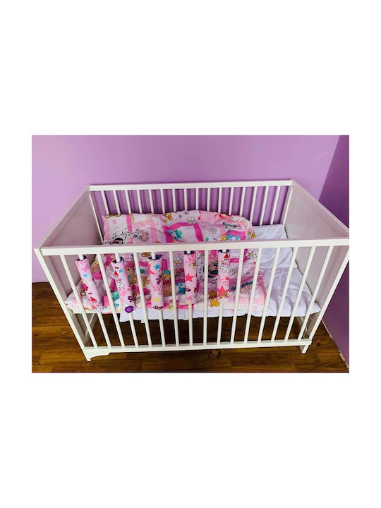 Soft Mesh Crib Bumpers Velcro Fastening